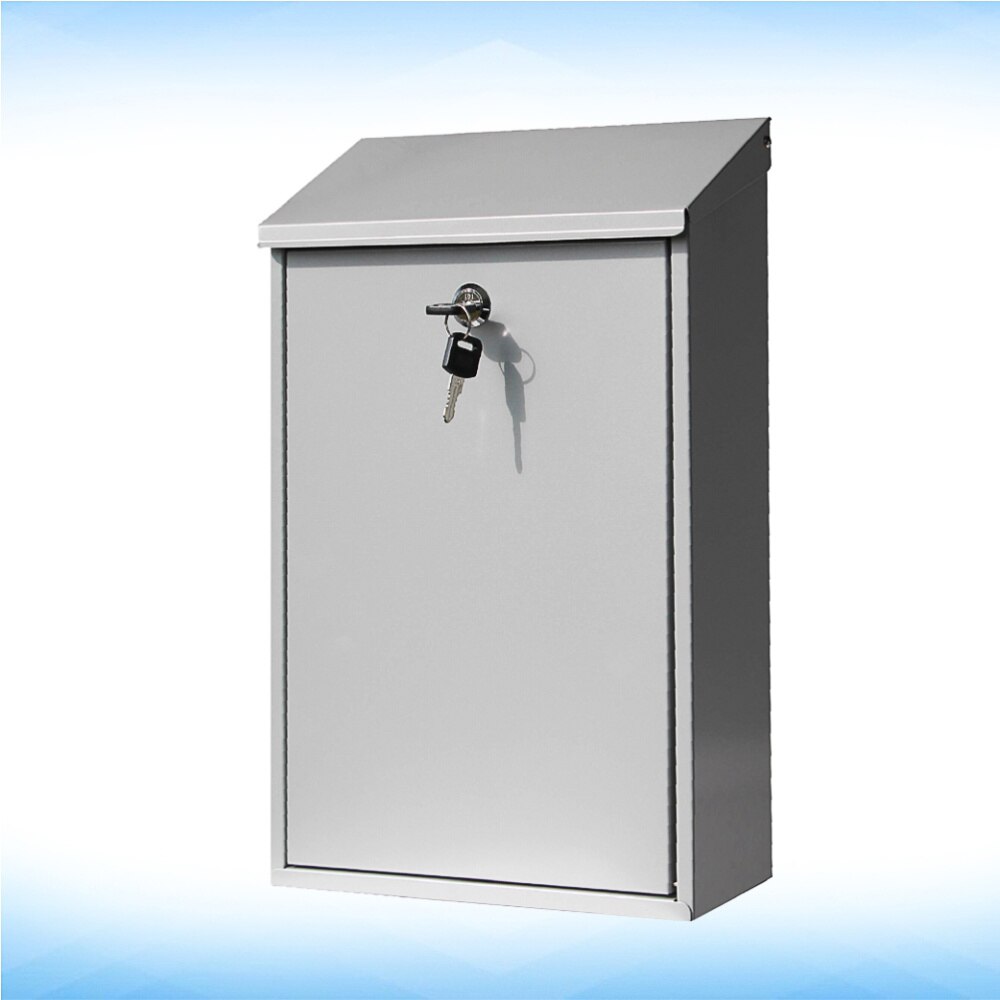 1pc Lockable Practical Durable Convenient Post Box Letter Box for Daily Use Outside: Default Title