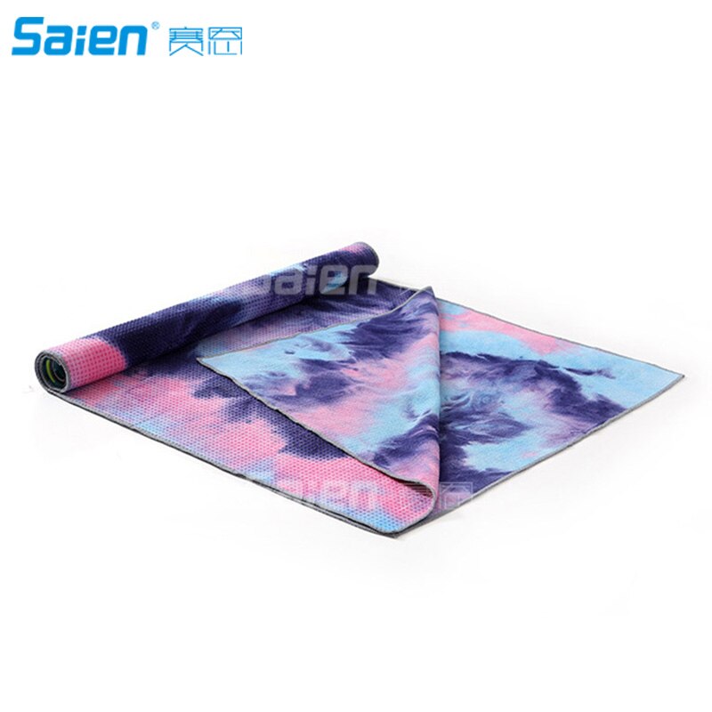 Toalla de Yoga antideslizante para Yoga, capa de microfibra y revestimiento de silicona, bolsa de transporte gratuita, perfecta para Yoga , Bikram y Pilates: Marrón