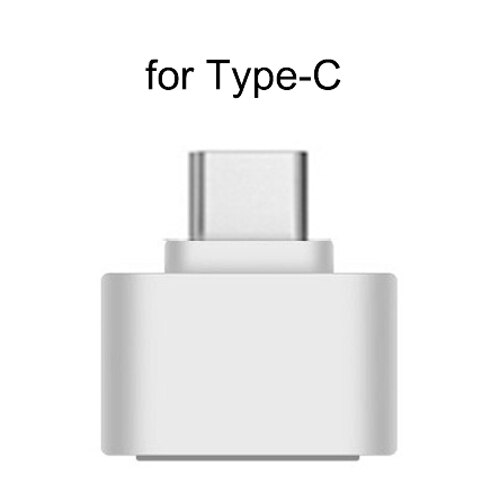 Adaptador Micro USB OTG, adaptador USB C OTG, convertidor de conector V8 para Samsung, Huawei, ZTE, Xiaomi, SONY, LG, adaptador OTG tipo c para Android: White For Type-C