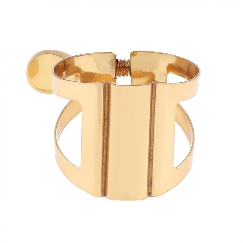 Altsaxofoon mondstuk rietbinder vergulde rietbinderbevestiging voor rubberen mondstuk