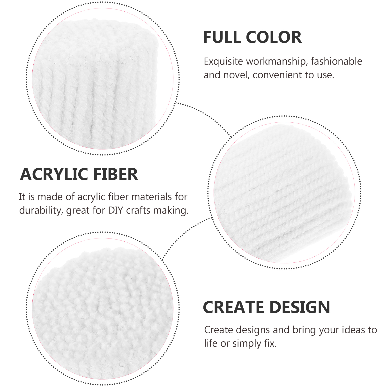 10 Rolls Yarns Hook Rug Yarn DIY Crochet Hook Knotted Rug Yarn for Children Crafters