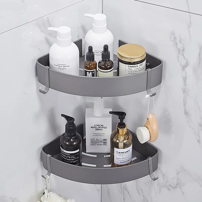 Gunmetal Grijs Badkamer Accessoire Set Ruimte Aluminium Metal Handdoekhouder Rack Bar Plank Papier Houder Tandenborstelhouder