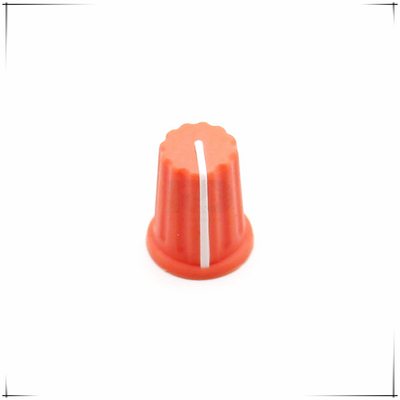 Perilla de medio eje de goma de Color, 5 uds., diámetro 16 mm, altura 19mm, perilla de potenciómetro de goma, orificio interior en forma de D de 180 grados, 6mm: Multicolor
