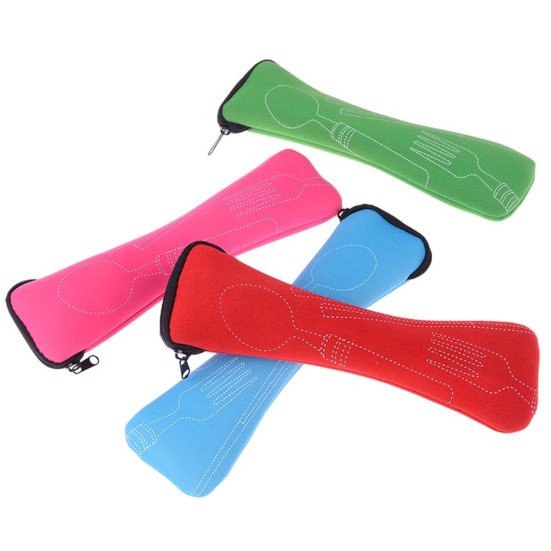 Portable Travel Camping Bag Cutlery Fork Poon Picnic Tool Storage Bag Bag