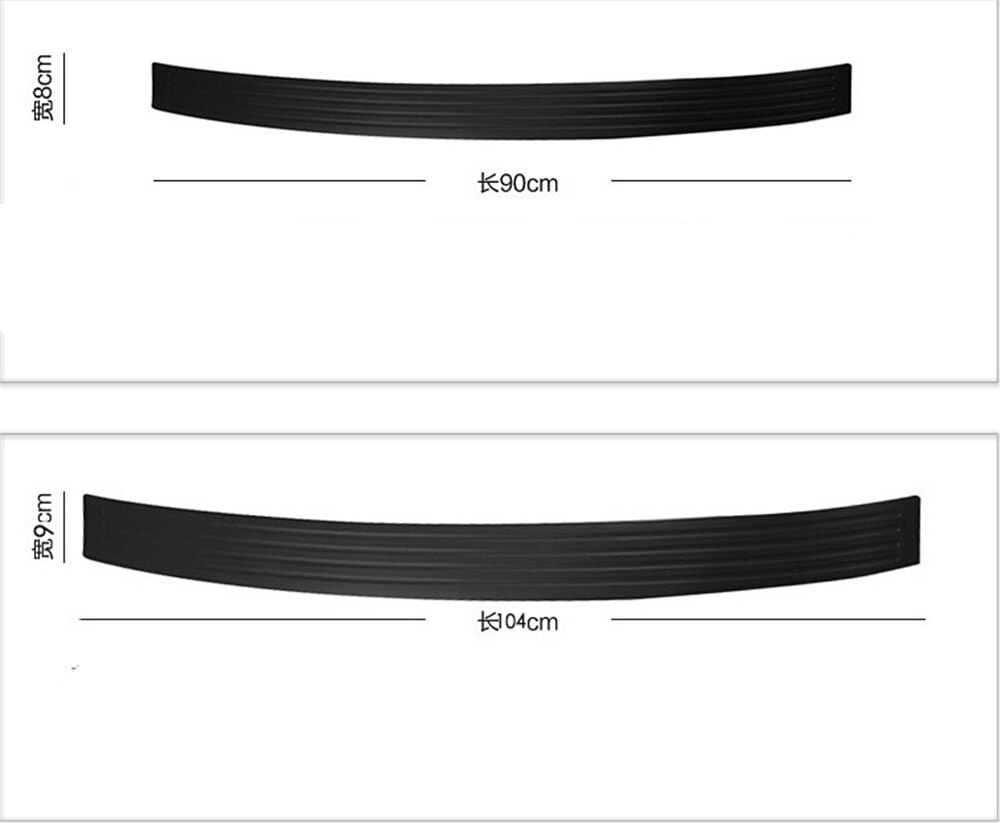 Car SUV rear bumper sill / protection board rubber cover guard plate for Nissan Altima 370Z Xmotion X-Trail Qashqai