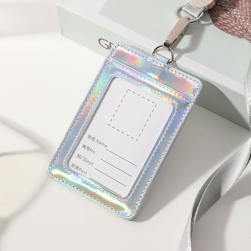 Porta biglietti da visita di moda porta biglietti da visita da lavoro in PU da donna: verde