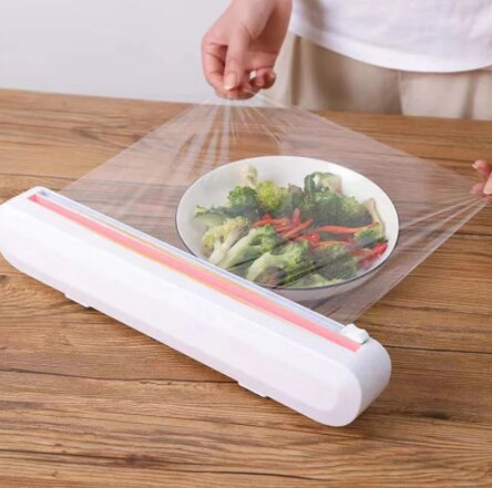 Kunststoff wickeln verpackung Spender lebensmittel verpackung Spender schneider kunststoff lagerung Gestelle küche werkzeug zubehör: Kasten und Plastik wickeln