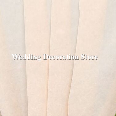 Chiffon Bogen Gardinen Tafel draussen Hochzeit Hintergrund Vorhang Zeremonie Drapieren Schleier Laube Stoff Veranstaltung Party Vorhänge DIY Dekor: Champagner Rosa