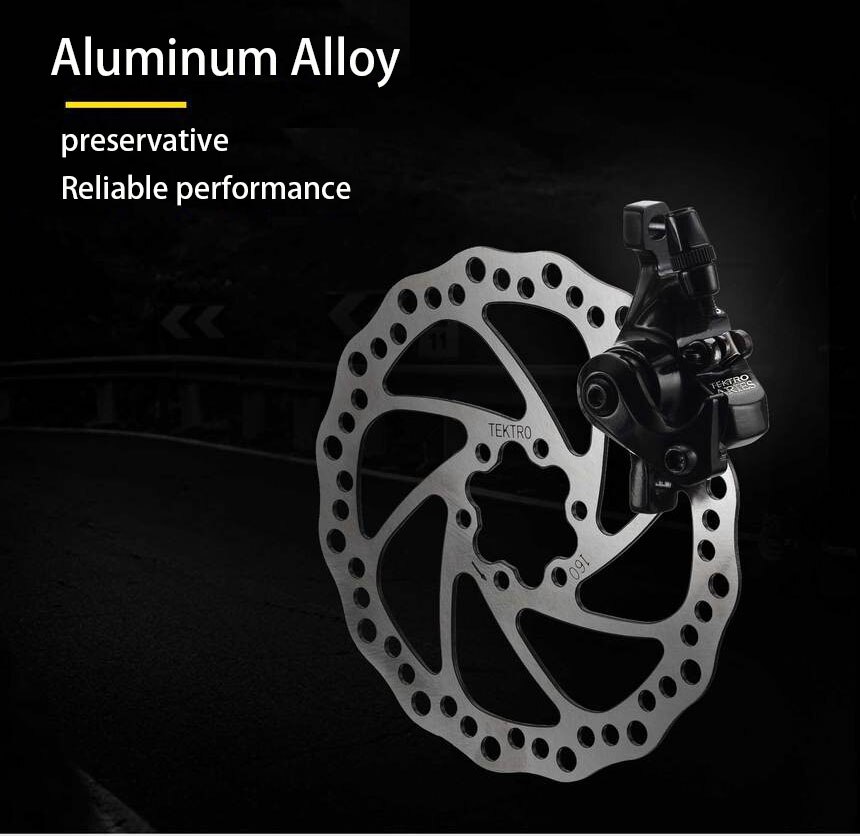 TEKTRO-MD-M300 de freno de disco para bicicleta de montaña, abrazadera de freno mecánico, Cable de Control, disco de tracción, accesorios de aleación de aluminio