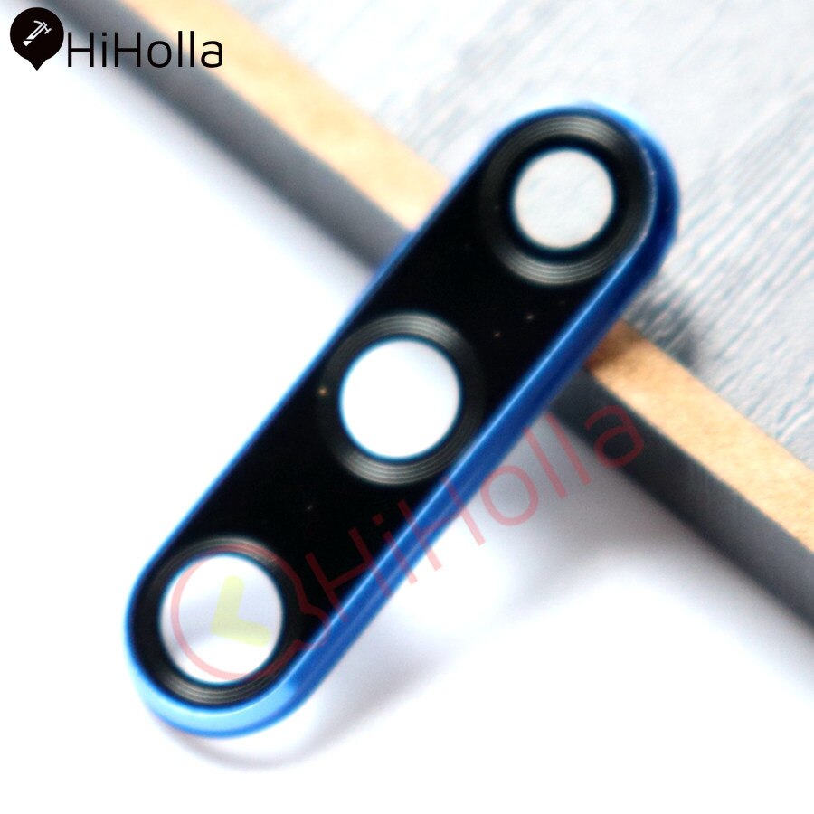 per Huawei Honor 10i 20i Posteriore Obiettivo di Vetro della Fotocamera con Telecamera in Metallo Supporto Del Telaio per Honor 10i 20i Del Telefono mobile obiettivo di macchina fotografica: Blu