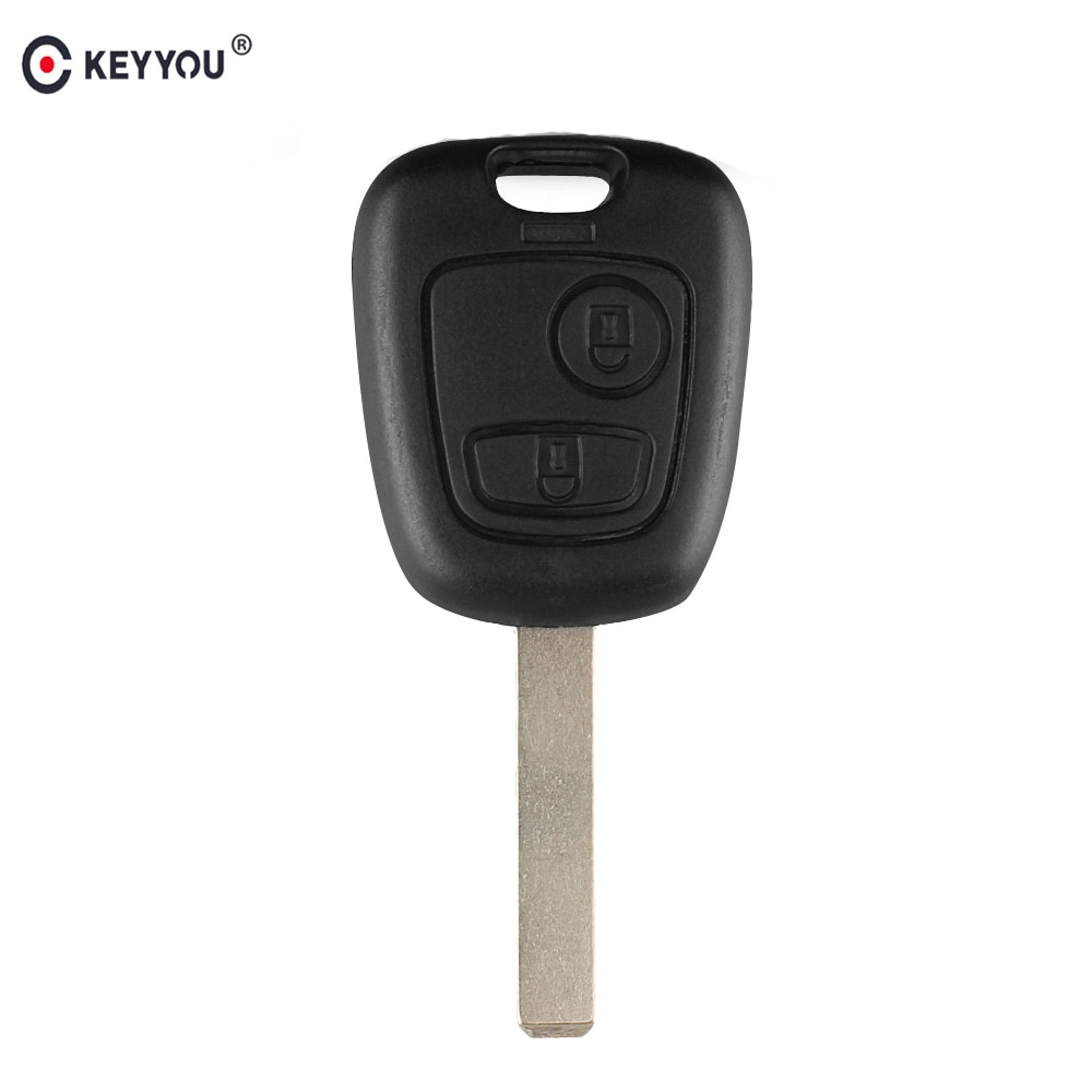 Keyyou Vervanging 2 Knoppen Sleutel Shell Voor Toyota Aygo Accessoires Sleutel Auto Afstandsbediening Autosleutel Case Cover Zonder Logo