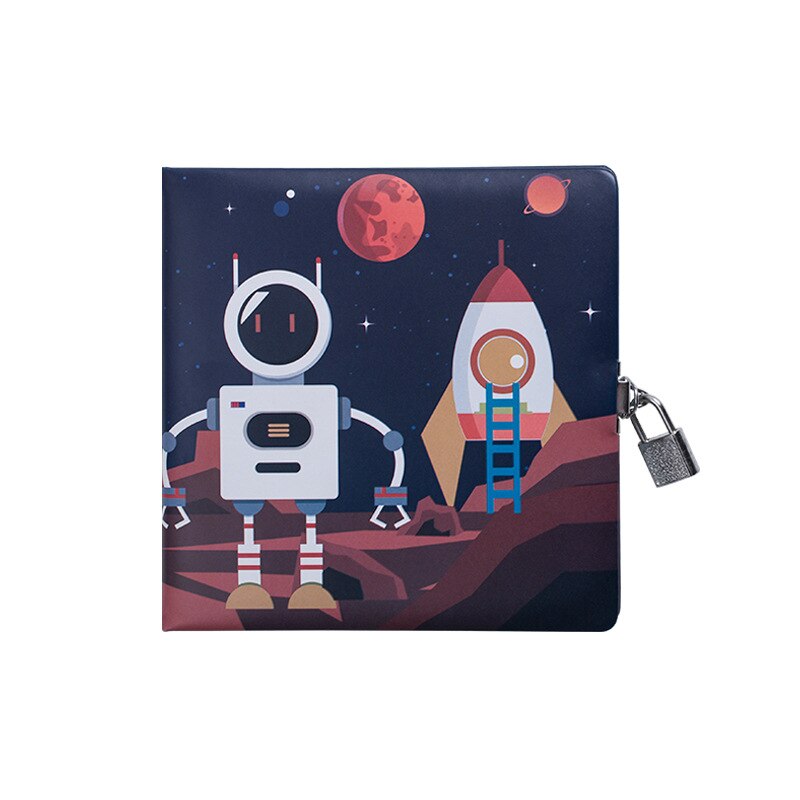 Cute DIY Agenda Diary Planner Organizer Notebook and Journals for Girls Boys School Note Book Kawaii Personal Notepad with Lock