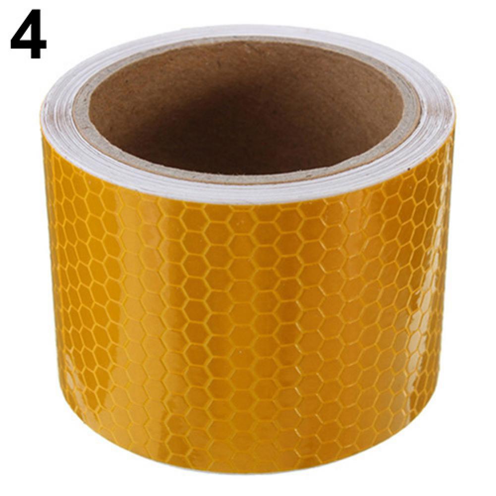 3m x 50mm High Intensity Safety Reflective Tape Self Adhesive Safty Tool: Orange