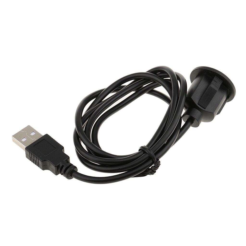 In car AUX Adapter Socket USB Male Female Input Flush Dash Mounted Extension