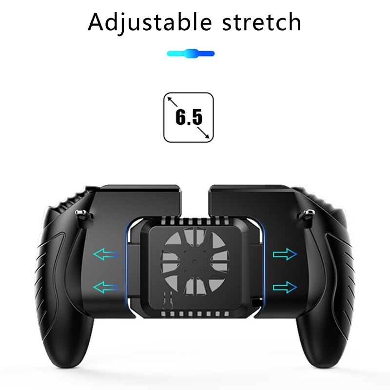 Nowy-dla PUGB kontroler gier półprzewodnikowy telefon Cooler Gamepad telefon wyzwalacz dla 4-6.5 cal iPhone Huawei Xiaomi telefon