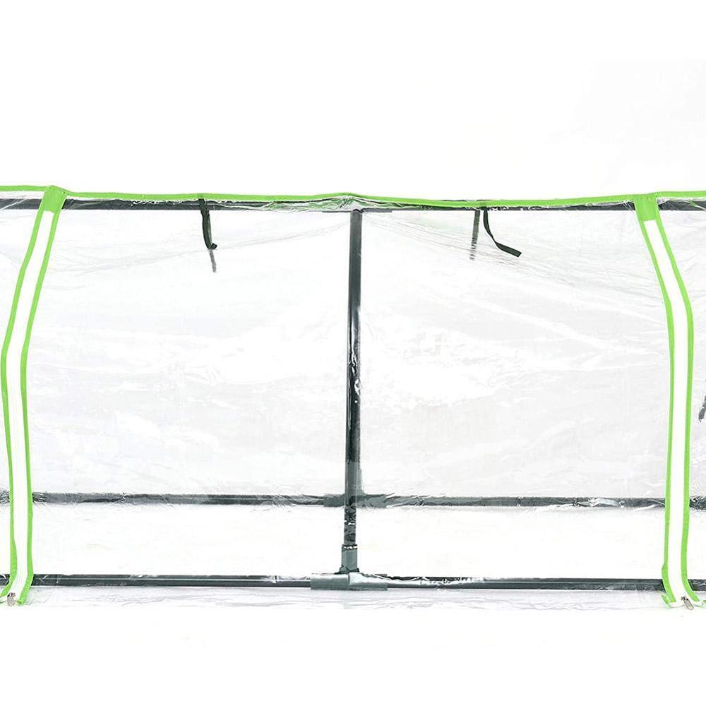 Invernadero portátil para el hogar, Mini invernadero móvil de 1,2 m, cubierta de aislamiento de plantas ventiladas sin poste