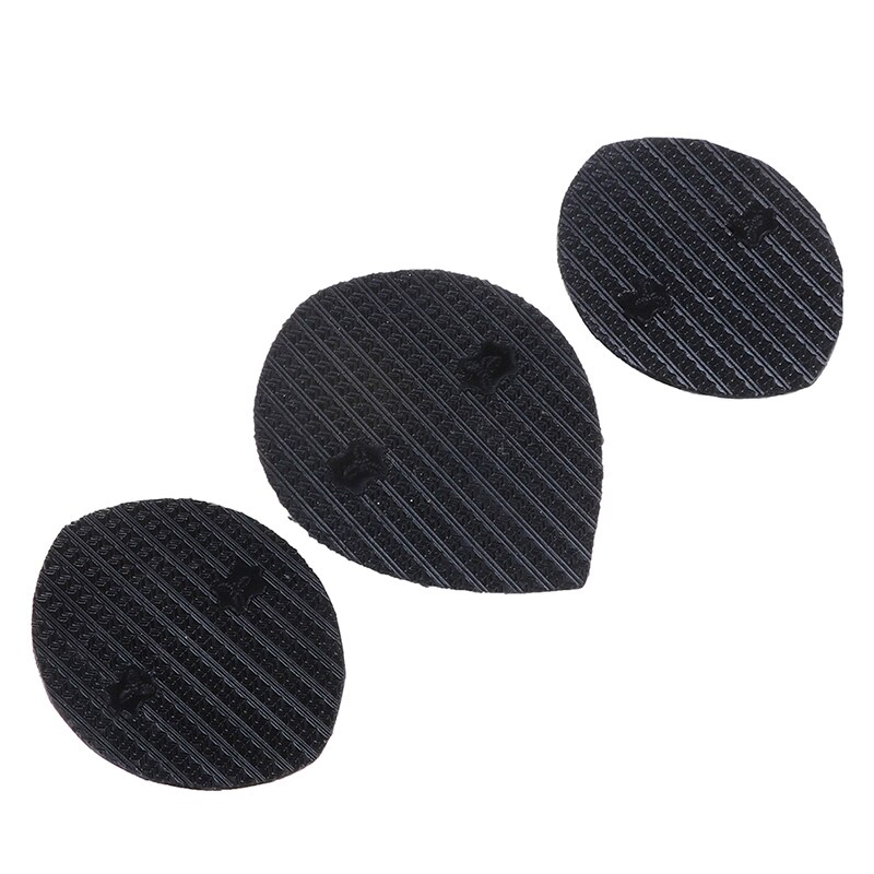 1pair Mens Black Rubber DIY Stick On Shoes Sole Anti-Slip Hard-Wearing Mat Soles Pads Sticker For Shoes