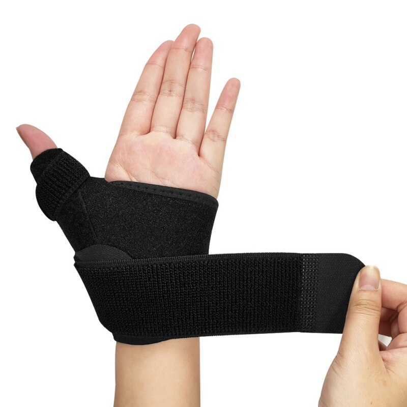 1 Pcs Verstelbare Sport Pols Duim Ondersteuning Zachte Ademend Verstuikingen Protector Pijnbestrijding Duim Pols Stabilisator Startonderbreker