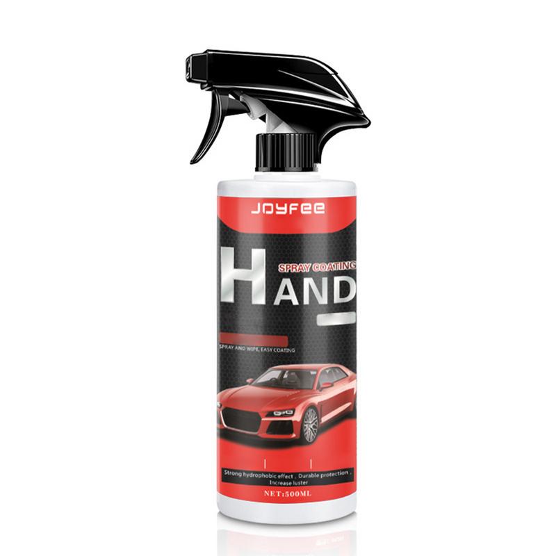 Bilkeramisk spraybelægning poleringssprayforseglingsmiddel topcoat hurtig nano-coating 500ml -lags keramisk vandfri vask glansbeskytter