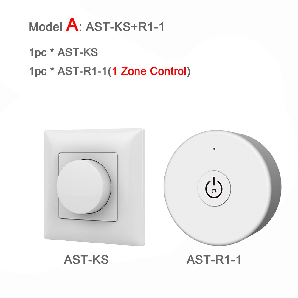 Triac Led Dimmer 220V Draadloze 2.4G Rf Afstandsbediening Wifi Smart Knop Triac Dimmer Wall Mount Lichtschakelaar Voor AC110V 230V Led Lamp: Model A