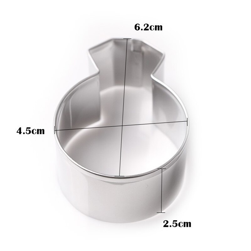 Ring Cookie Cutter Rvs Biscuit Cut Mold Bakken Fruit Cut Cakevorm Embossing Afdrukken Sterven