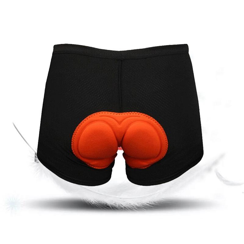 Fietsen Shorts 3D Gewatteerde Gel Underpant Fiets Ondergoed Zwart