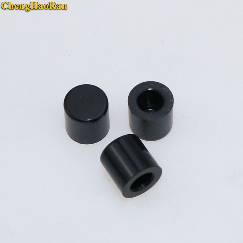 ChengHaoRan 100PCS A56 Tactile Button Caps Plastic Cap Hat for 6*6mm 6x6mm Micro Tact Switch For Arduino: Black