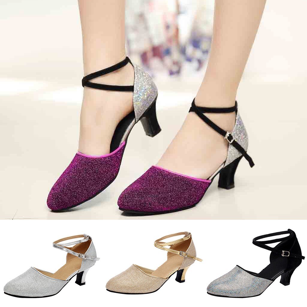 Vrouwen Professionele Dansschoenen Ballroom Dansschoenen Dames Latin Dans Schoenen Hakken 5 Cm/7 Cm # g4