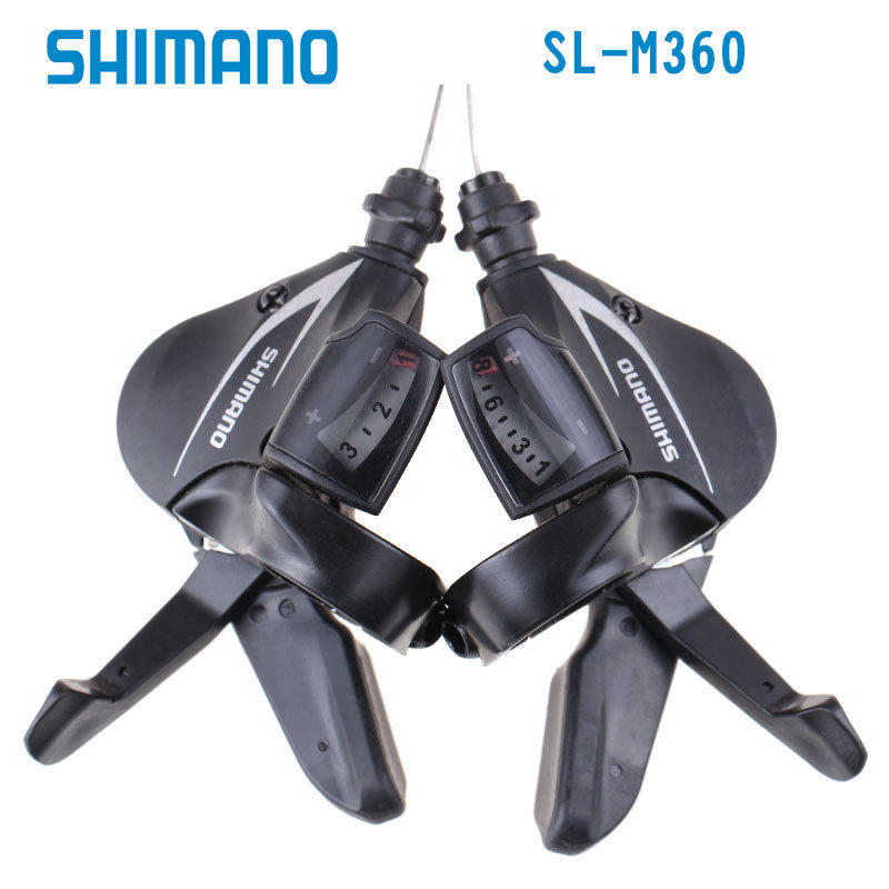Shimano Acera SL-M360 M360 8 Speed Shifter Trigger Set 3X8 w/inner Cable Left-3s Right-8s
