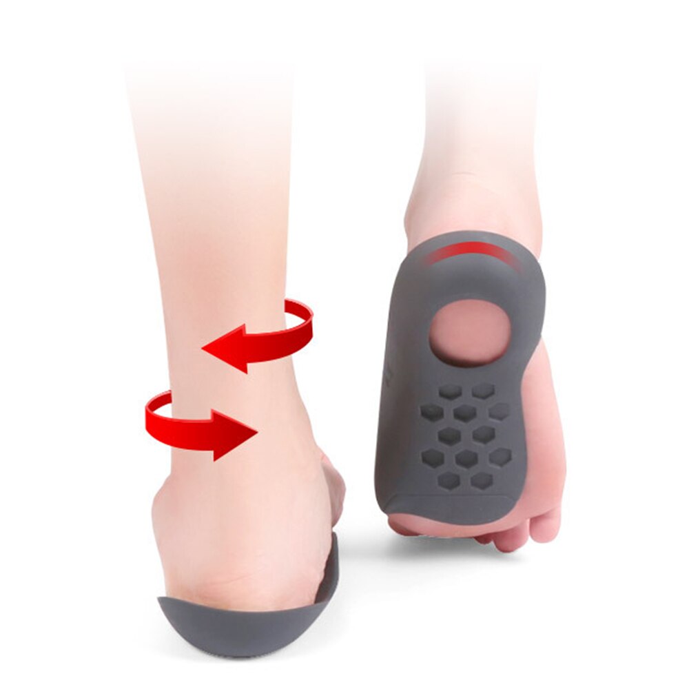 1Pair Flat Foot Orthopedic Insole Plantar Fascia Arch Support Collapse Orthosis Foot protection Outdoor Tool
