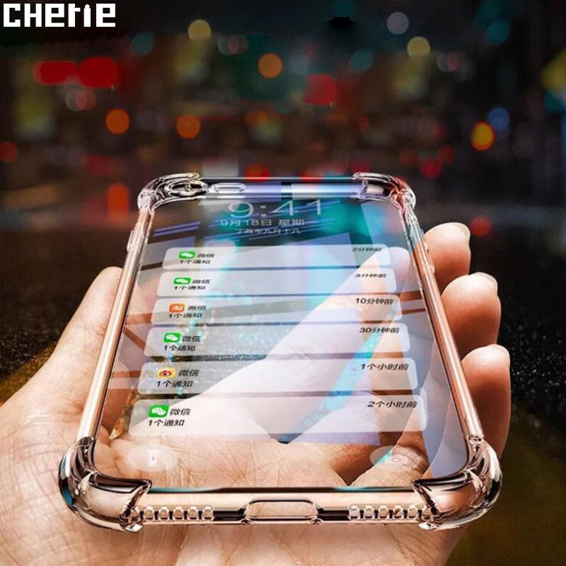 Cherie Transparante Shockproof Case Voor Lg G6 G7 Plus Q6 Q9 Cover Clear Zachte Tpu Case Voor Lg V30 V40 v20 K8 K10 Coque