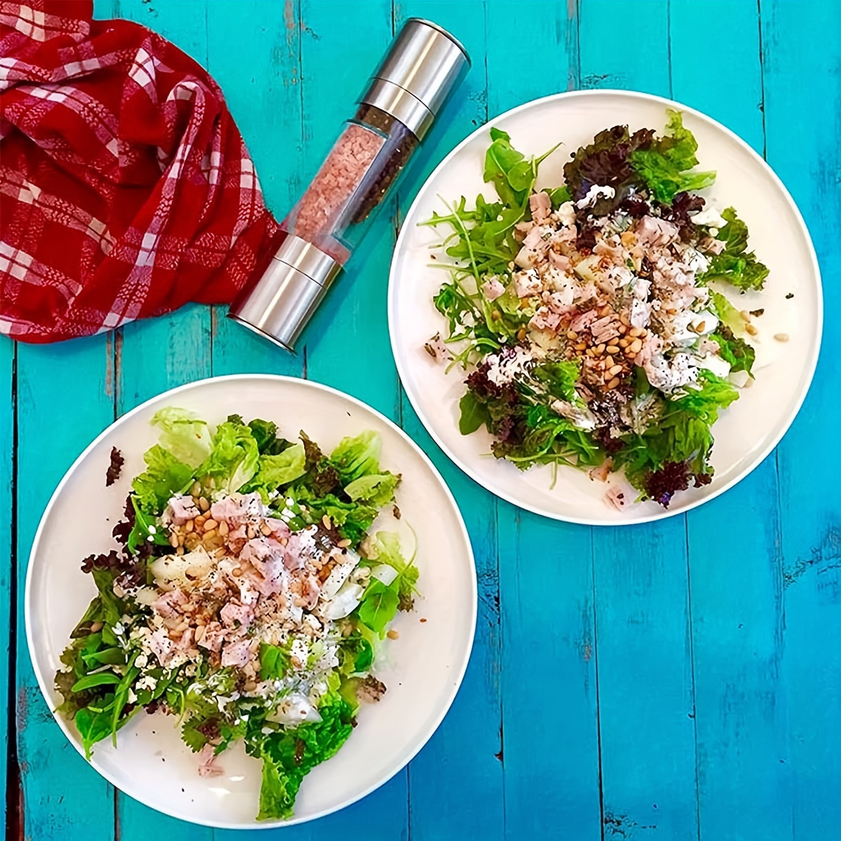 Salt- og pepperkvern 2 in 1 manuelle salt- og pepperkverner i rustfritt stål med justerbar keramisk kvern krydderkvern kjøkkenverktøy