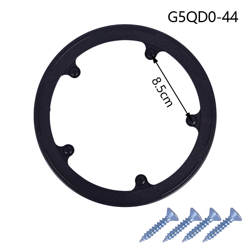 1 Pc Black Bicycle Crankset Crank Guard Protector Bike Chain Wheel Ring Cover Accessories: WHITE