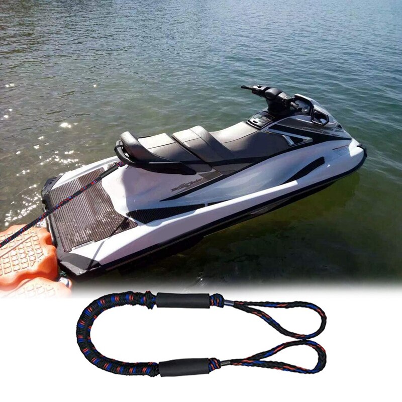 1Pcs Bungee Dock Line Mooring Rope Marine Mooring Rope for Boat PWC Jet Ski Pontoon Kayak