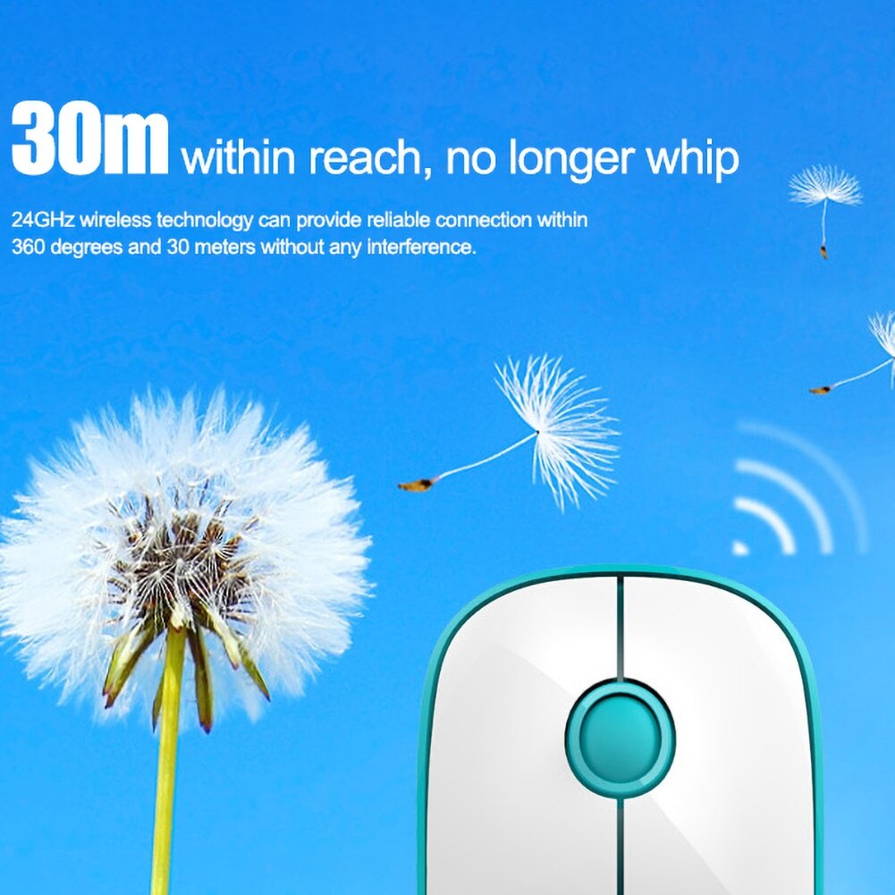 2.4G Wireless Silent Gaming Keyboard And Mouse Round keycap Keyboard Gaming Mouse For PC Gamer Computer Laptop Keyboard