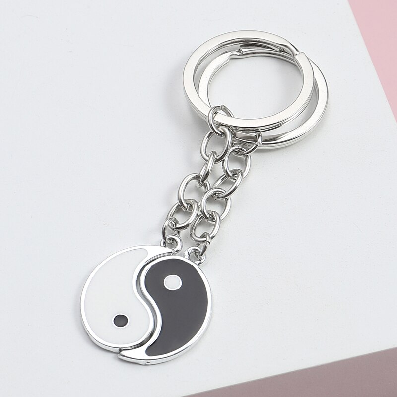 Yin Yang Tai Chi Sleutelhanger Bff Beste Vrienden Paar Bijpassende Sets Voor Vrouwen Mannen Sleutelhanger