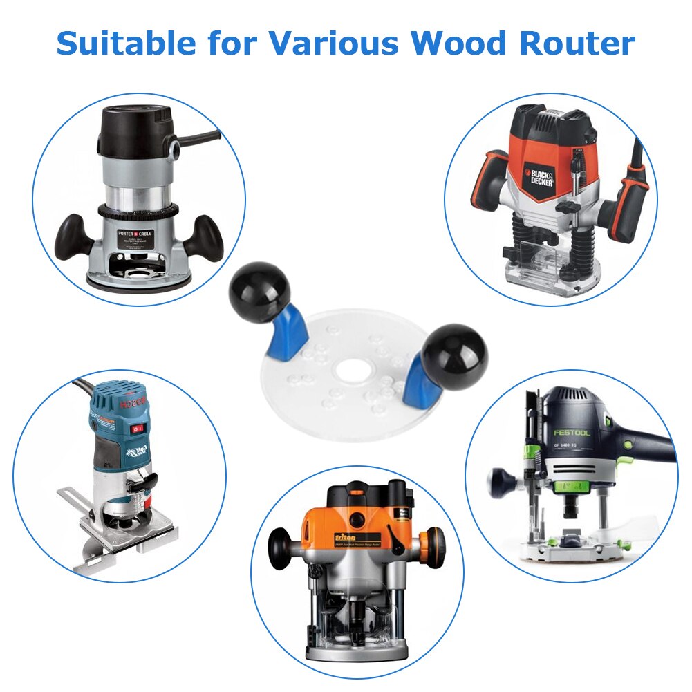 Router Base Handles Palm Tool Accessories Woodworking Milling Engraving Slotting Machine Base