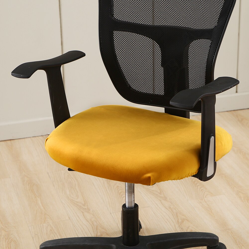 Pokrowiec na krzesło zwykły obudowa komputera dla graczy krzesła biurowe fotel wymienny anty-brudne poszewki na poduszki siedzisko na biurko uniwersalny rozmiar: G214967