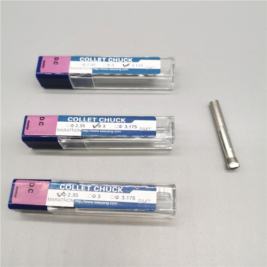 3 tipos de portabrocas nuevas para perforadoras eléctricas de uñas de 210 102L 105L Micromotor