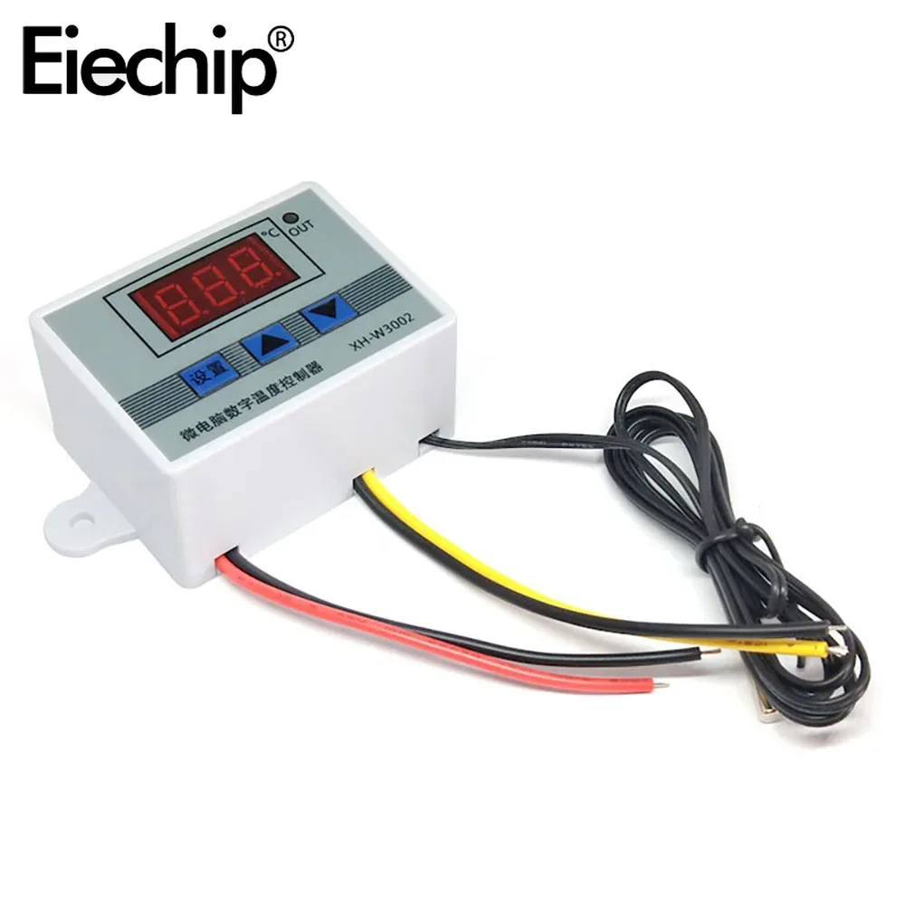 XH-W3002 Temperatuurregelaar 220V /12V Digitale Led 10a Thermostaatschakelaar Sonde Met Waterdichte Sensor W3002