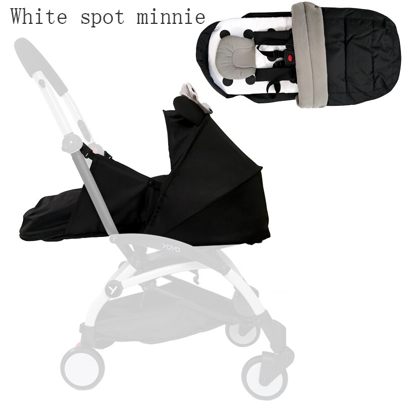 Cochecito de bebé recién nacido, nido de nacimiento para Babyzen Yoyo + Yoya Babytime, cesta de invierno de 0 a 6M, bolsa de dormir, accesorios para carritos: 02