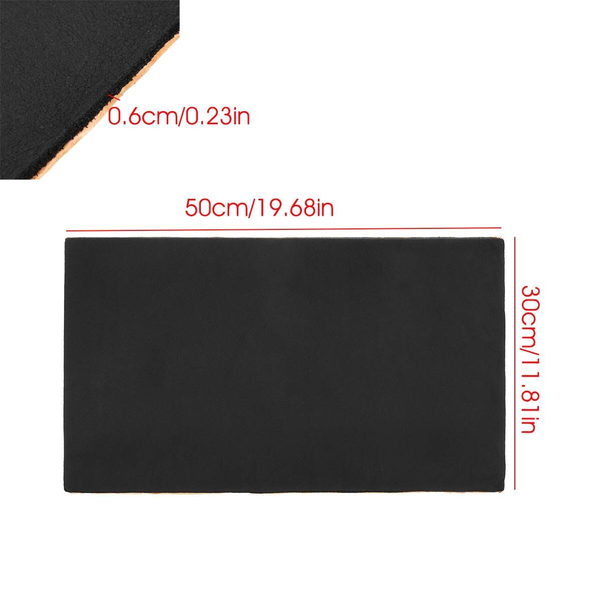 30 x 50cm 6mm bil ljudisolering dämpare matta ljuddämpande ljuddämpande ljudisolering huv motor brandvägg cell skum bomull