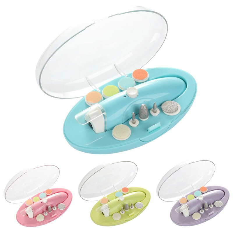 Baby Elektrische Nagel Polijstmachine Manicure Set Nagelknipper Pasgeboren Baby Nagelknipper Oplaadbare Baby Nail Manicure Care Tools