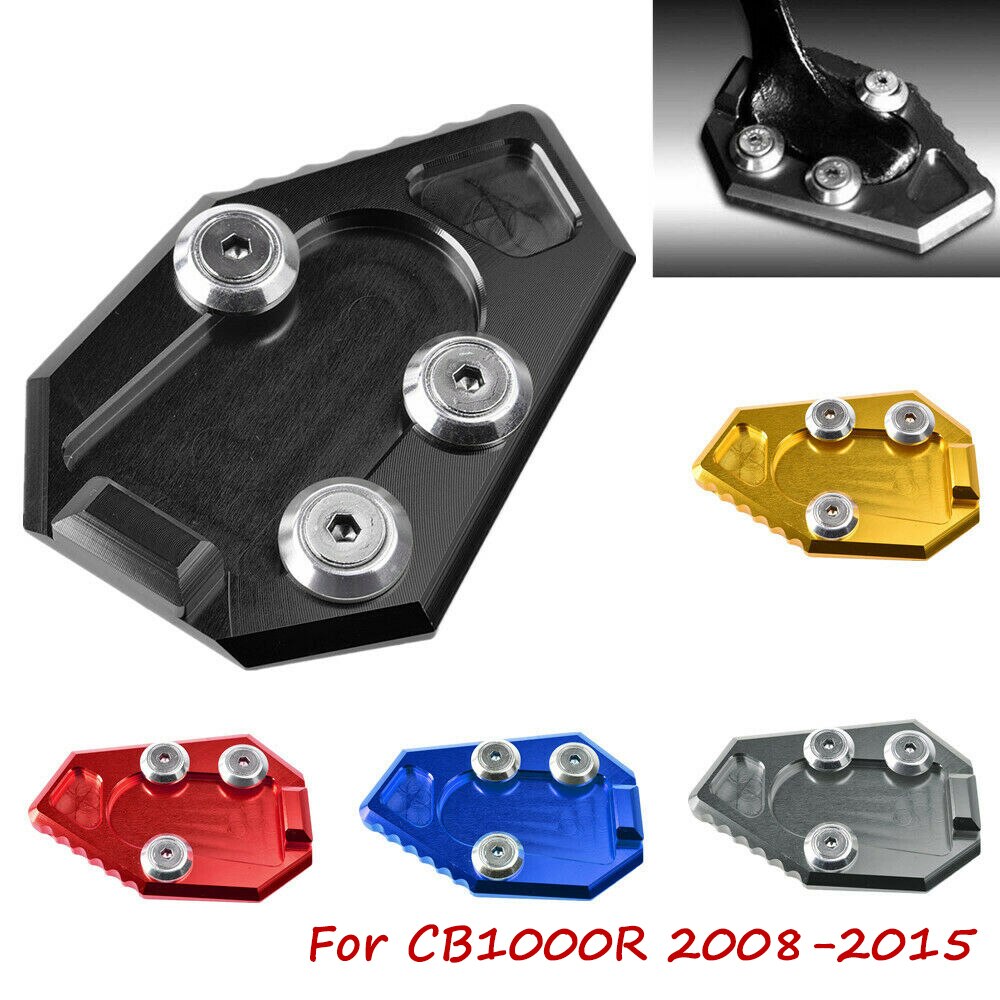 Béquille latérale pour moto Honda CB1000R CB1000 R CB 1000 R – , Extension CNC, plaque de Support