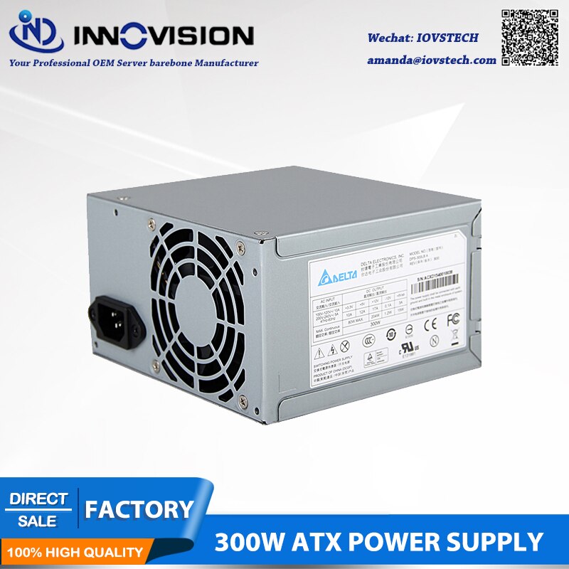 300W ATX Power Supply For 2U/34/4U server Case/300W PC PSU
