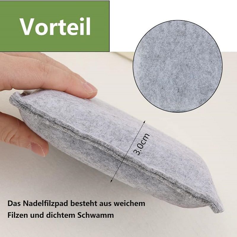 Base de fieltro de aguja, almohadilla de fieltro en seco, juego de iniciación de fieltro con soporte para agujas de fieltro y agujas de fieltro para manualidades DIY