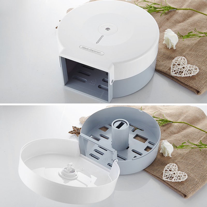 Toilet Paper Holder Hand Roll Paper Towel Dispenser Wall Mount Bathroom Waterproof Tissue Box Cover Toilet Roll Holder