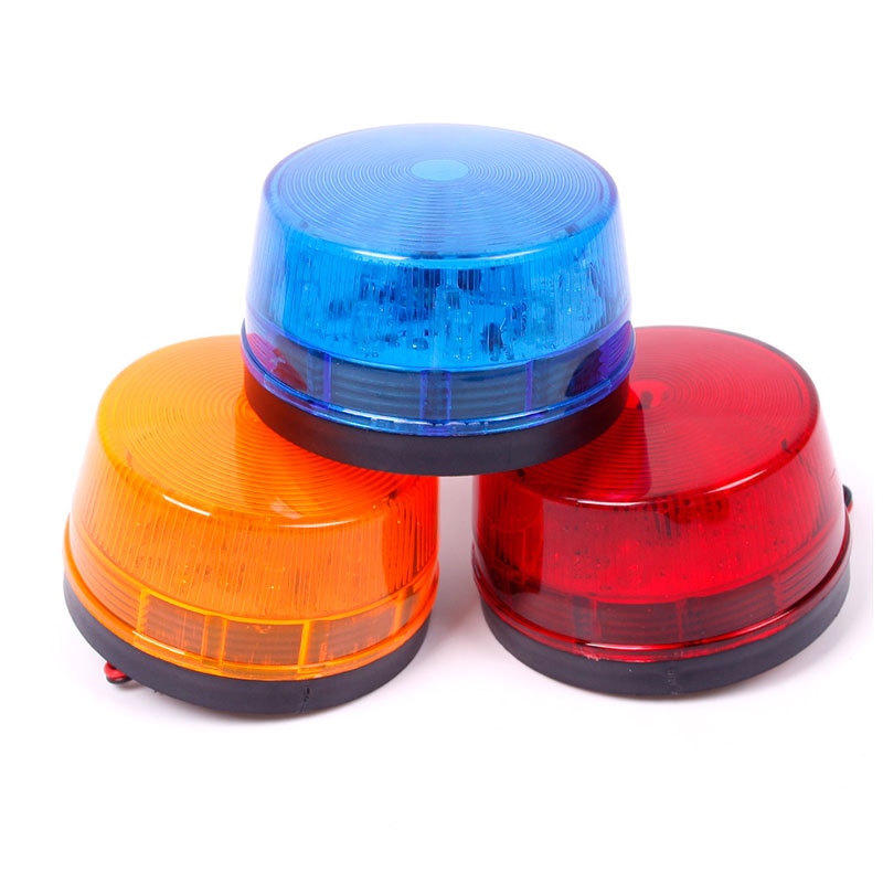12v beveiligingsalarm stroboscoop signaal veiligheidswaarschuwing knipperende led-lamp 90s/ minuten verkeersalarm signaallamp blauw/rood/geel