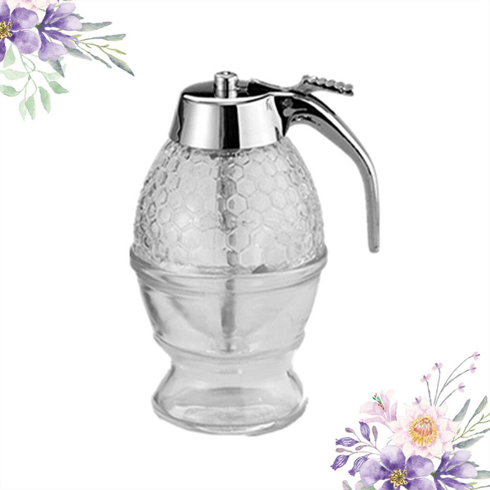 1pc Honey Dispenser Syrup Dispenser Honey Jar Container Acrylic Storage Pot Syrup Container: Default Title
