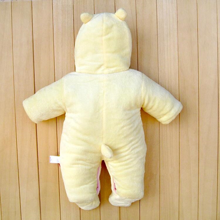 Winter fleece baby rompers, dikke katoenen kleding met capuchon, newbron jongens meisjes meninas, down snowsuits, baby's jumpsuits